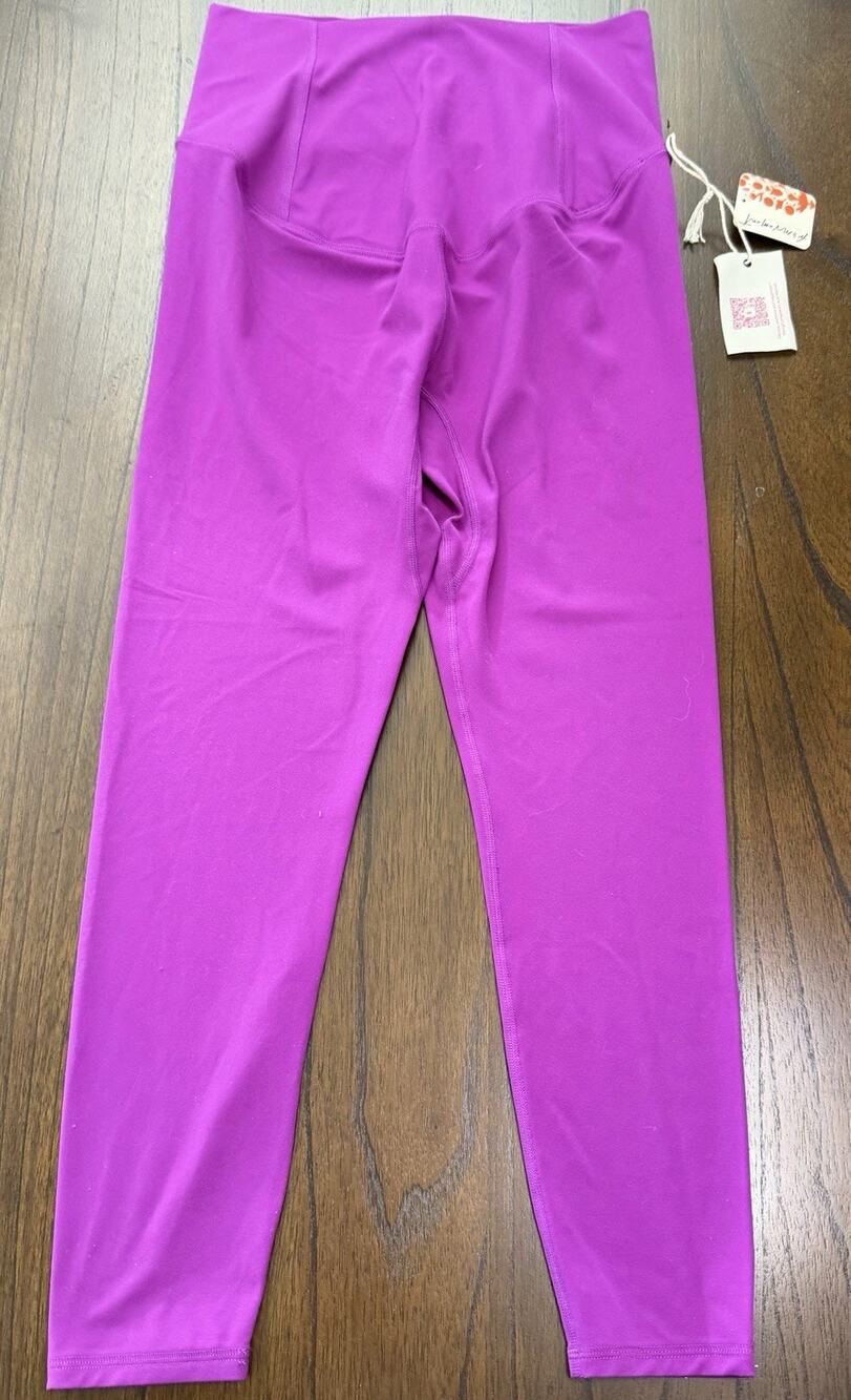 NWT Free People Movement Running Workout Legging Magenta Berry Pink Size Small S